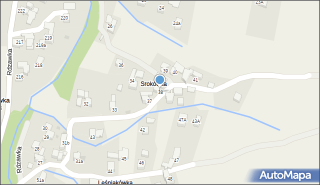 Rdzawka, Rdzawka, 38, mapa Rdzawka