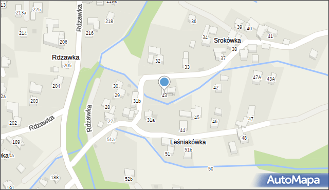 Rdzawka, Rdzawka, 43, mapa Rdzawka