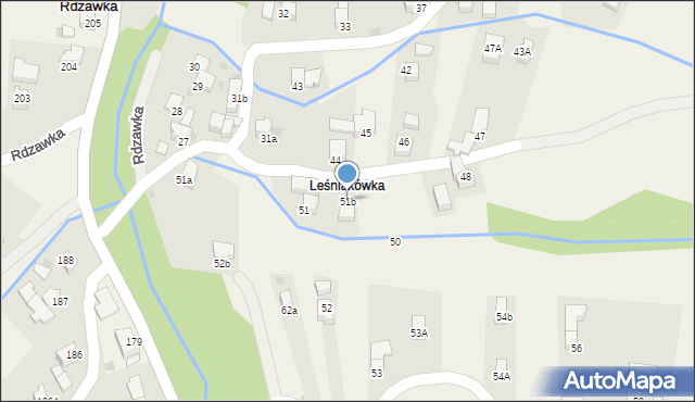 Rdzawka, Rdzawka, 51b, mapa Rdzawka