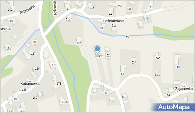 Rdzawka, Rdzawka, 62a, mapa Rdzawka