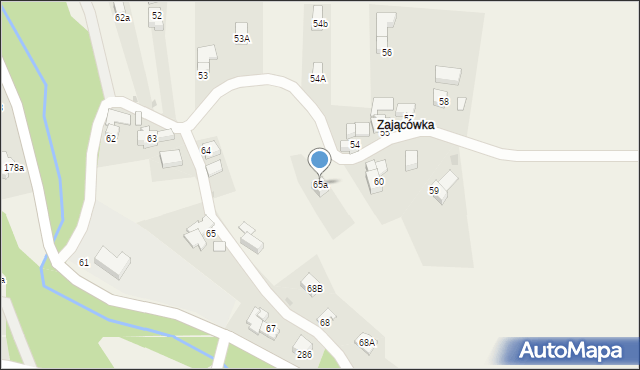 Rdzawka, Rdzawka, 65a, mapa Rdzawka
