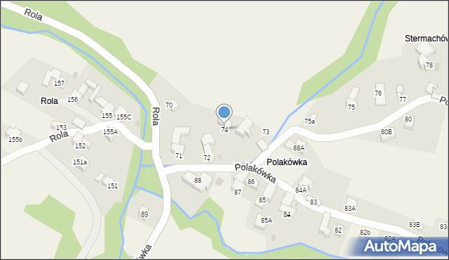 Rdzawka, Rdzawka, 74, mapa Rdzawka
