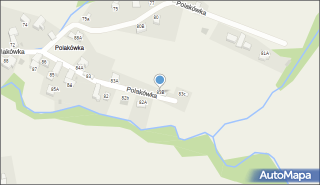 Rdzawka, Rdzawka, 83B, mapa Rdzawka