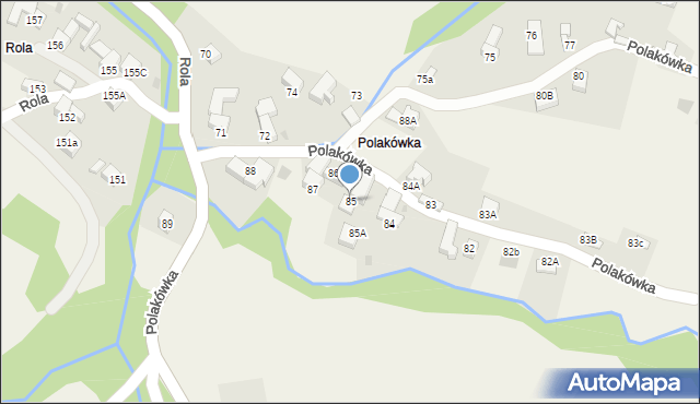 Rdzawka, Rdzawka, 85, mapa Rdzawka