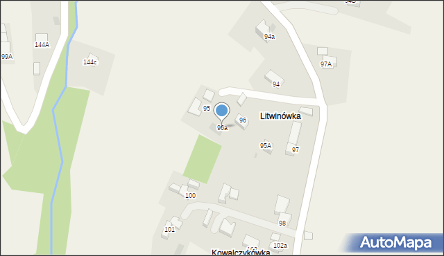 Rdzawka, Rdzawka, 96a, mapa Rdzawka