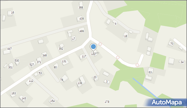 Rdziostów, Rdziostów, 122, mapa Rdziostów