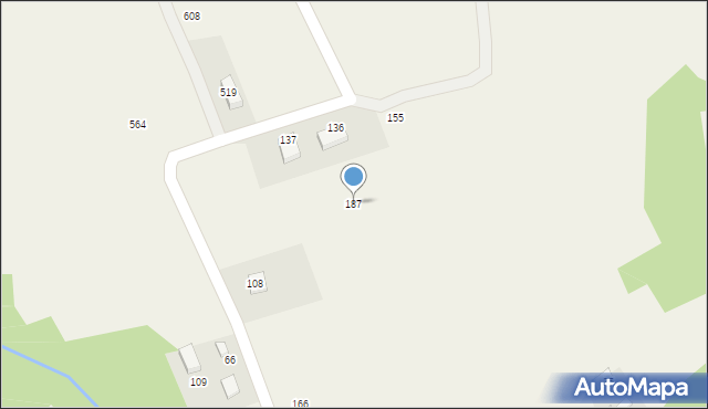 Rdziostów, Rdziostów, 187, mapa Rdziostów