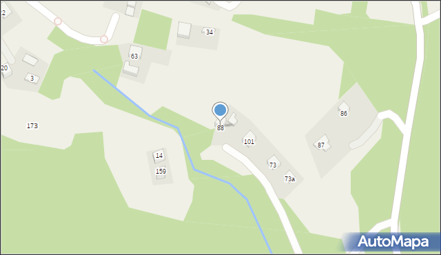 Rdziostów, Rdziostów, 88, mapa Rdziostów