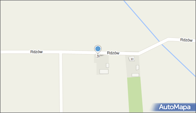 Rdzów, Rdzów, 29, mapa Rdzów