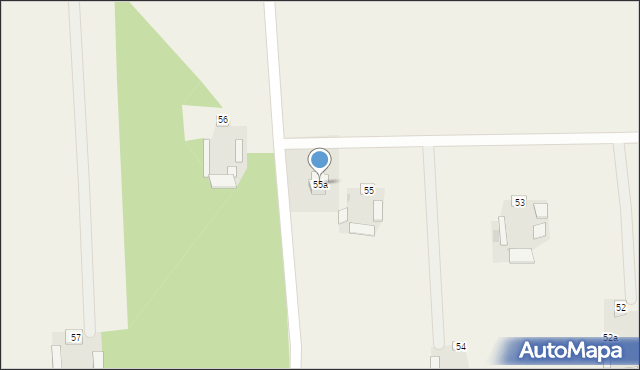 Rdzów, Rdzów, 55a, mapa Rdzów