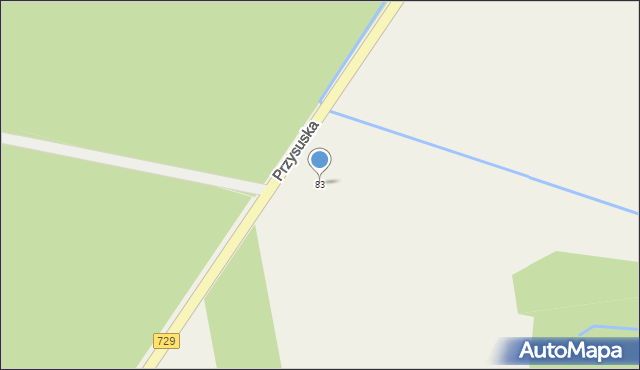 Rdzów, Rdzów, 83, mapa Rdzów