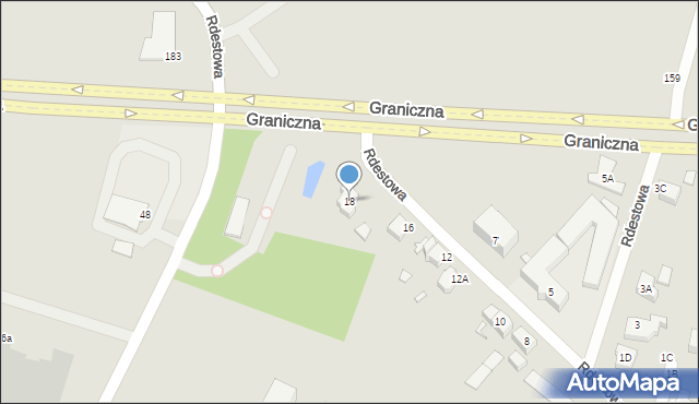 Wrocław, Rdestowa, 18, mapa Wrocławia