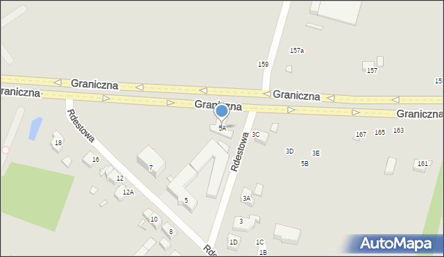 Wrocław, Rdestowa, 5A, mapa Wrocławia