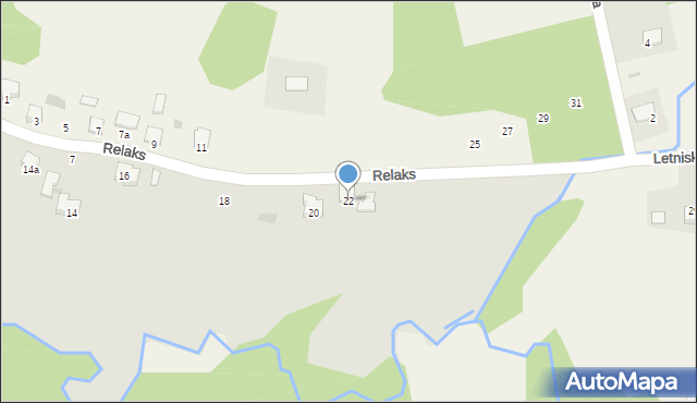 Alwernia, Relaks, 22, mapa Alwernia