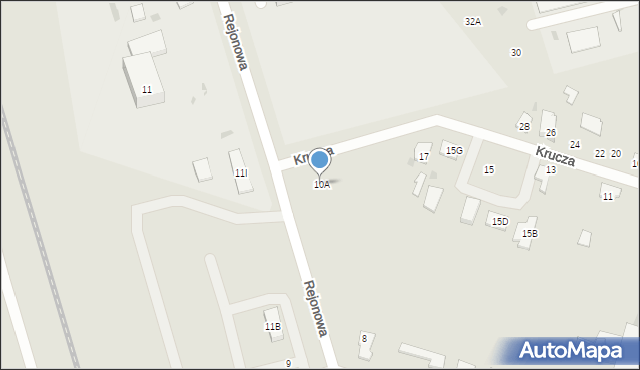 Bielsk Podlaski, Rejonowa, 10A, mapa Bielsk Podlaski