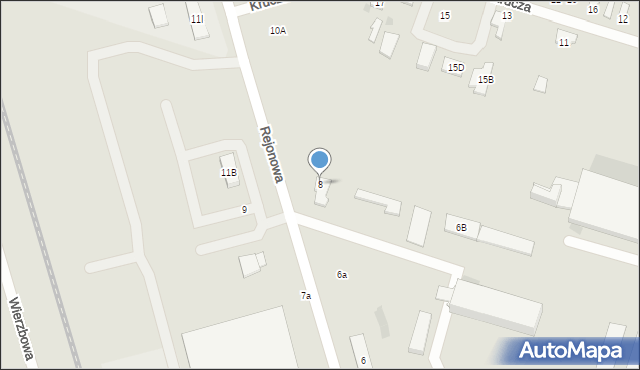Bielsk Podlaski, Rejonowa, 8, mapa Bielsk Podlaski