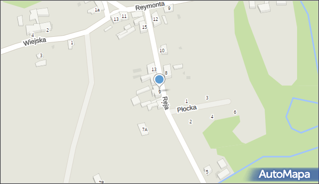 Bobolice, Reja Mikołaja, 9, mapa Bobolice