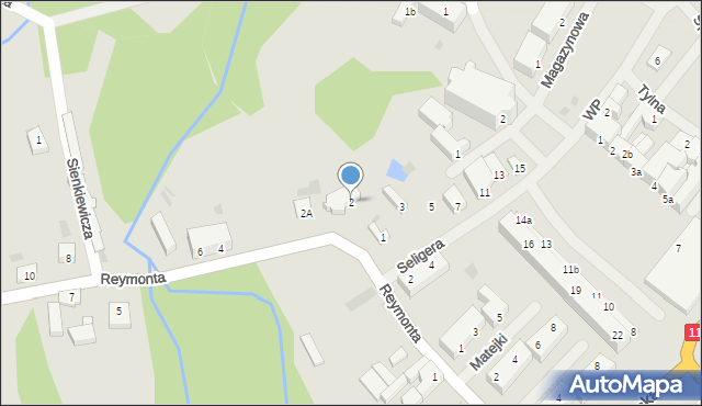 Bobolice, Reymonta Władysława, 2, mapa Bobolice