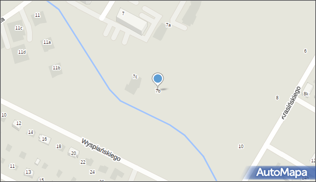 Boguchwała, Reja Mikołaja, 7b, mapa Boguchwała