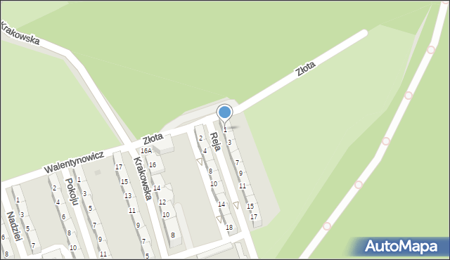 Boguszów-Gorce, Reja Mikołaja, 1, mapa Boguszów-Gorce