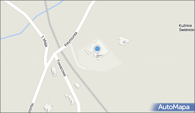 Boguszów-Gorce, Reymonta Władysława, 1D, mapa Boguszów-Gorce