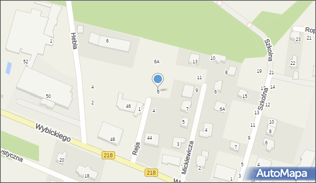 Bojano, Reja Mikołaja, 6, mapa Bojano