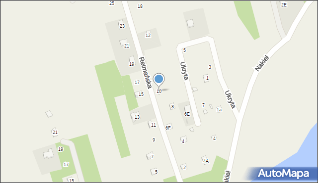 Brańszczyk, Retmańska, 10, mapa Brańszczyk
