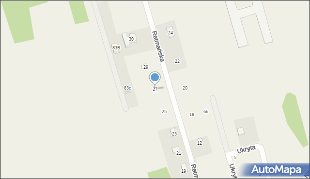 Brańszczyk, Retmańska, 27, mapa Brańszczyk