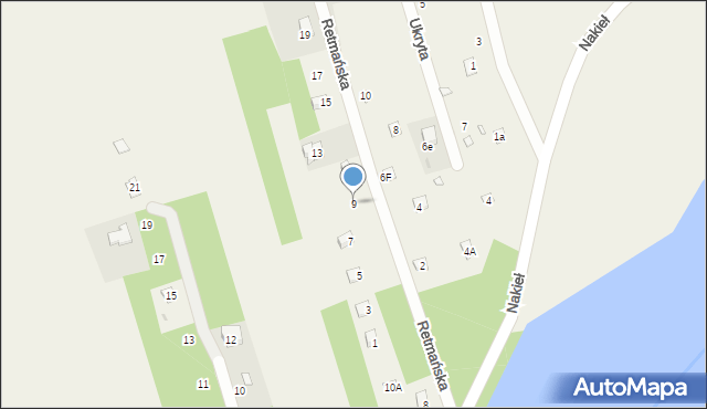 Brańszczyk, Retmańska, 9, mapa Brańszczyk