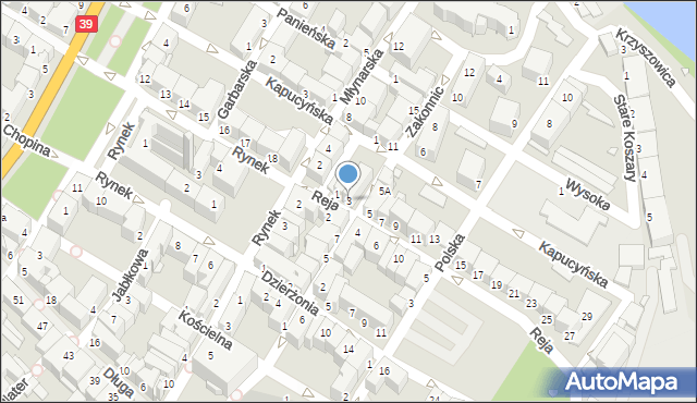 Brzeg, Reja Mikołaja, 3, mapa Brzeg