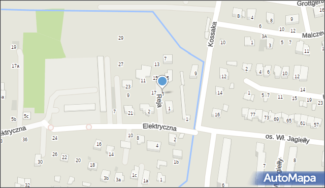 Brzesko, Reja Mikołaja, 3, mapa Brzesko