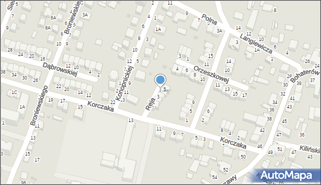 Busko-Zdrój, Reja Mikołaja, 4, mapa Busko-Zdrój