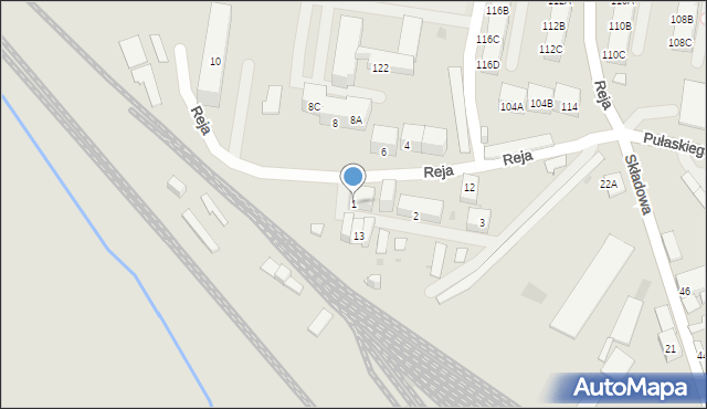 Bytom, Reja Mikołaja, 1, mapa Bytomia