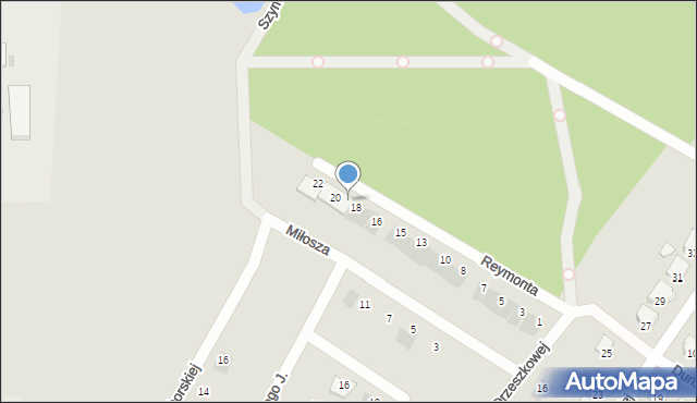 Bytów, Reymonta Władysława, 19, mapa Bytów