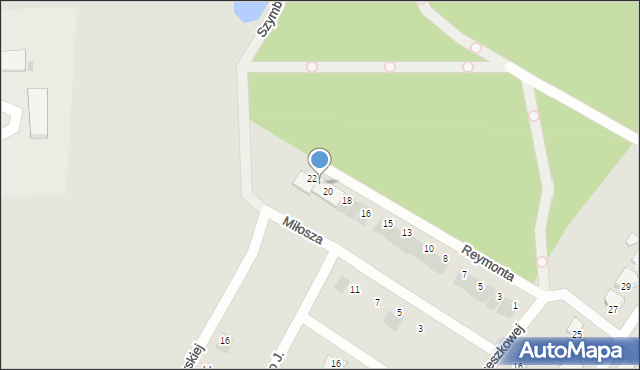 Bytów, Reymonta Władysława, 21, mapa Bytów