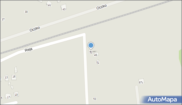 Cegłów, Reja Mikołaja, 51, mapa Cegłów