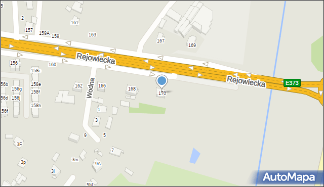 Chełm, Rejowiecka, 170, mapa Chełma