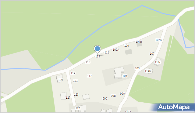 Chwaszczyno, Rewerenda, 113, mapa Chwaszczyno