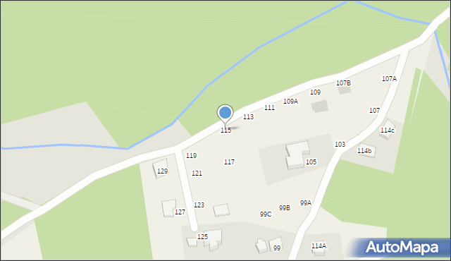 Chwaszczyno, Rewerenda, 115, mapa Chwaszczyno