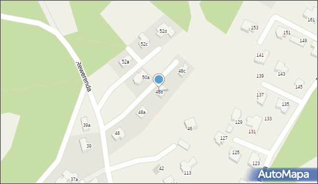 Chwaszczyno, Rewerenda, 48b, mapa Chwaszczyno