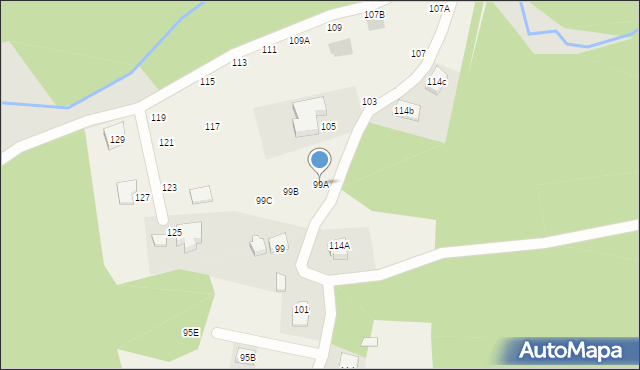 Chwaszczyno, Rewerenda, 99A, mapa Chwaszczyno