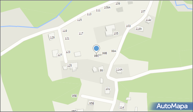 Chwaszczyno, Rewerenda, 99C, mapa Chwaszczyno
