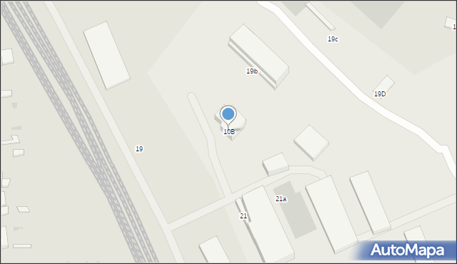 Częstochowa, Rejtana Tadeusza, 10B, mapa Częstochowy