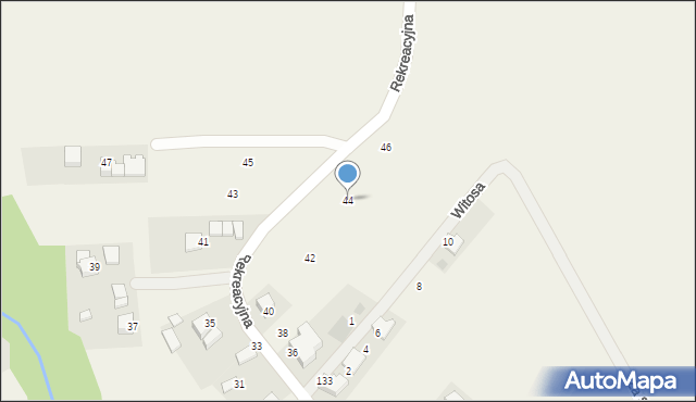 Czułówek, Rekreacyjna, 44, mapa Czułówek