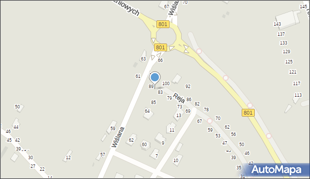 Dęblin, Reja Mikołaja, 87, mapa Dęblin