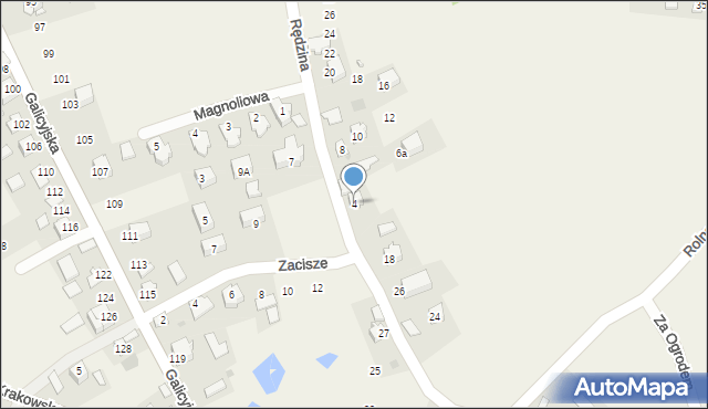 Dojazdów, Rędzina, 4, mapa Dojazdów