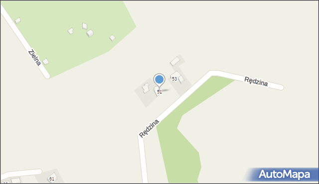 Dojazdów, Rędzina, 51, mapa Dojazdów