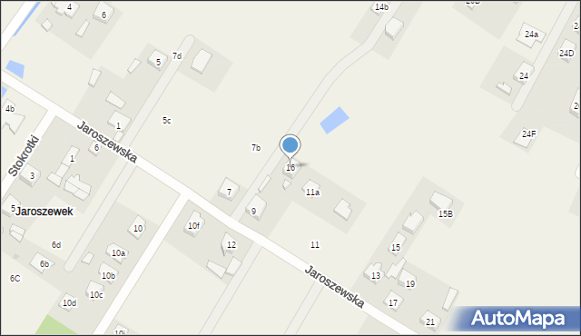 Duczki, Ręczajska, 16, mapa Duczki