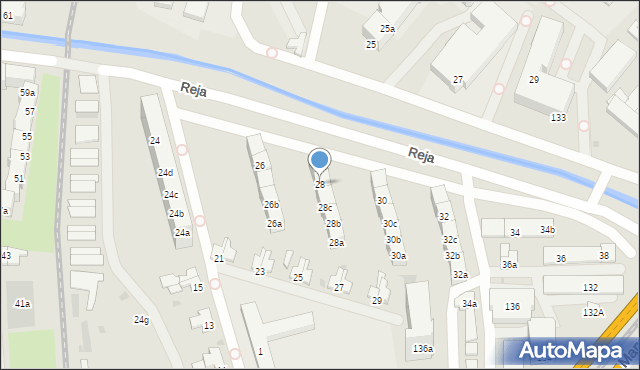 Gdańsk, Reja Mikołaja, 28, mapa Gdańska