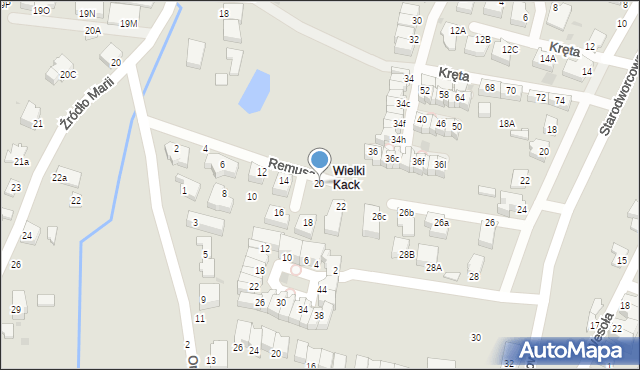 Gdynia, Remusa, 20, mapa Gdyni